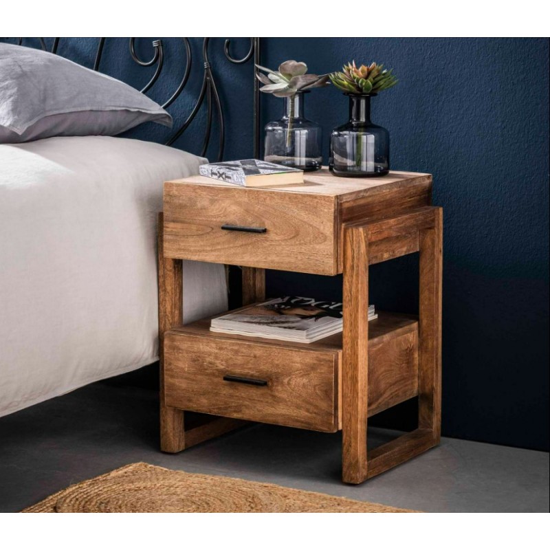 ZI Bedside table Gobi 2 drawers